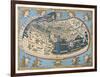 Map Of The World (In Those Days Known)-marzolino-Framed Art Print