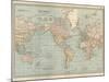 Map of the World on Mercator's Projection, Showing the Chief Countries and their Colonies-Encyclopaedia Britannica-Mounted Art Print