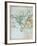 Map of the World: Western Half of "A New Chart of the World, on Mercator's Projection, Exhibiting…-null-Framed Giclee Print