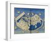 Map of the World with the Twelve Winds-Ptolemy-Framed Giclee Print