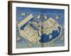 Map of the World with the Twelve Winds-Ptolemy-Framed Giclee Print