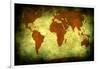 Map of the World10-Mark Ashkenazi-Framed Giclee Print