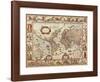 Map of the World-Joan Blaeu-Framed Art Print