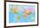 Map of the World-null-Framed Poster