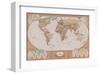 Map of the World-null-Framed Premium Giclee Print