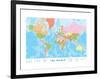 Map of the World-null-Framed Art Print