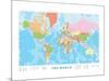 Map of the World-null-Mounted Art Print