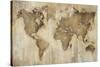 Map of the World-Liz Jardine-Stretched Canvas