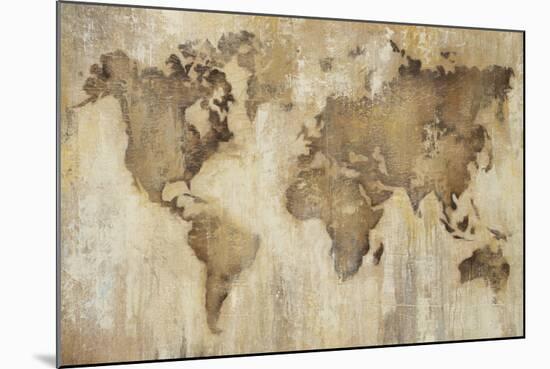 Map of the World-Liz Jardine-Mounted Art Print