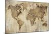 Map of the World-Liz Jardine-Mounted Art Print