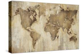 Map of the World-Liz Jardine-Stretched Canvas