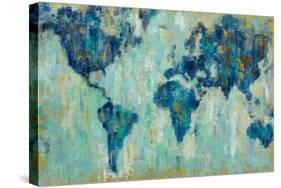 Map of the World-Silvia Vassileva-Stretched Canvas