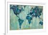 Map of the World-Silvia Vassileva-Framed Art Print