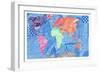 Map of the World-Georgina Naisbitt-Framed Giclee Print