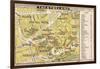 Map of Theatres in London Theatreland-null-Framed Photographic Print