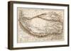 Map of Tibet, 1870s-null-Framed Giclee Print