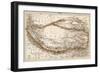 Map of Tibet, 1870s-null-Framed Giclee Print