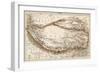 Map of Tibet, 1870s-null-Framed Giclee Print