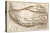 Map of Tibet, 1870s-null-Stretched Canvas