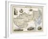 Map of Tibet Mongolia and Manchuria-J. Rapkin-Framed Photographic Print