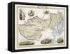 Map of Tibet Mongolia and Manchuria-J. Rapkin-Framed Stretched Canvas