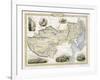 Map of Tibet Mongolia and Manchuria-J. Rapkin-Framed Photographic Print