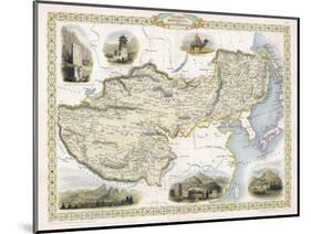 Map of Tibet Mongolia and Manchuria-J. Rapkin-Mounted Photographic Print