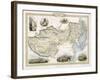 Map of Tibet Mongolia and Manchuria-J. Rapkin-Framed Art Print