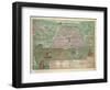 Map of Toledo-Joris Hoefnagel-Framed Giclee Print