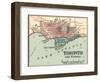 Map of Toronto (C. 1900), Maps-Encyclopaedia Britannica-Framed Art Print