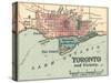 Map of Toronto (C. 1900), Maps-Encyclopaedia Britannica-Stretched Canvas