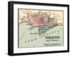 Map of Toronto (C. 1900), Maps-Encyclopaedia Britannica-Framed Art Print