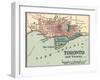 Map of Toronto (C. 1900), Maps-Encyclopaedia Britannica-Framed Art Print