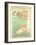 Map of Toulon France-null-Framed Giclee Print