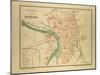 Map of Toulouse France-null-Mounted Giclee Print