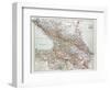 Map of Transcaucasia Georgia Azerbaijan Armenia 1899-null-Framed Giclee Print