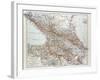 Map of Transcaucasia Georgia Azerbaijan Armenia 1899-null-Framed Giclee Print