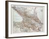 Map of Transcaucasia Georgia Azerbaijan Armenia 1899-null-Framed Giclee Print