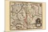 Map of Transylvania, Roumania-Pieter Van der Keere-Mounted Art Print