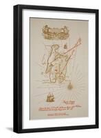 Map of Treasure Island, an illustration from 'Treasure Island' by Robert Louis Stevenson-Newell Convers Wyeth-Framed Giclee Print