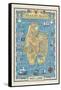 Map of Treasure Island-Monro S. Orr-Framed Stretched Canvas