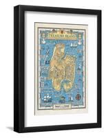 Map of Treasure Island-Monro S. Orr-Framed Photographic Print