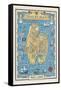 Map of Treasure Island-Monro S. Orr-Framed Stretched Canvas