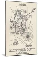 Map of Treasure Island-null-Mounted Giclee Print