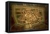 Map of Treviso, Italy-null-Framed Stretched Canvas