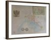 Map of Trieste, Italy-null-Framed Giclee Print