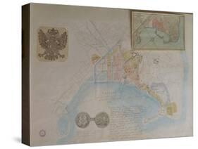 Map of Trieste, Italy-null-Stretched Canvas