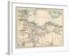 Map of Tripoli (Libya) and Tunis, 1870s-null-Framed Giclee Print