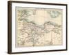 Map of Tripoli (Libya) and Tunis, 1870s-null-Framed Giclee Print