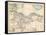 Map of Tripoli (Libya) and Tunis, 1870s-null-Framed Stretched Canvas